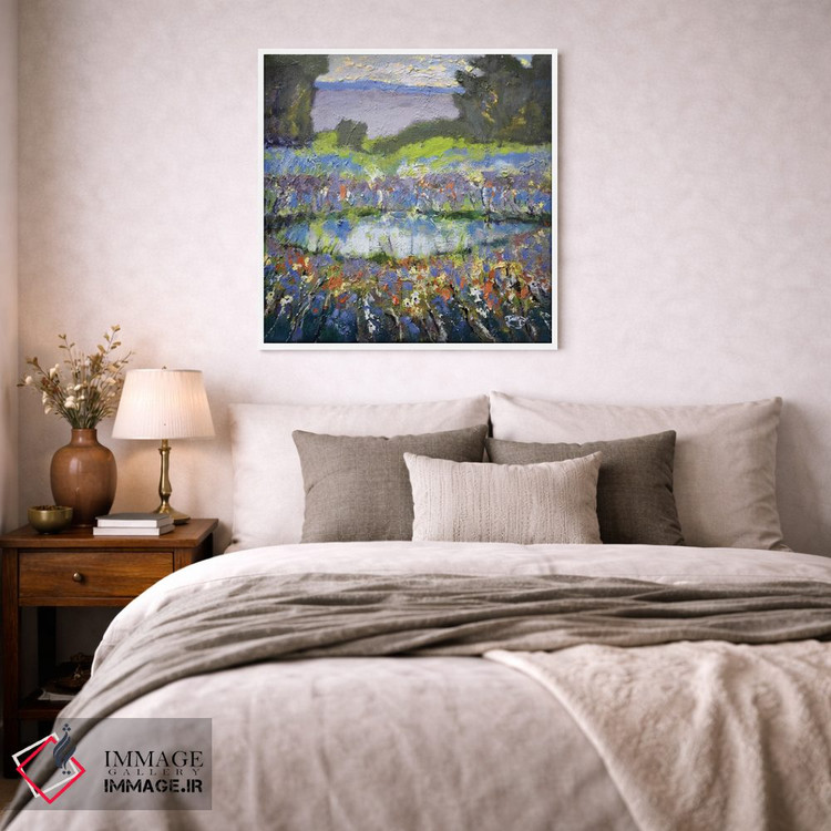 تابلو دکوراتیو برکه دامنه کوه اثر کیپ دکر - D1W