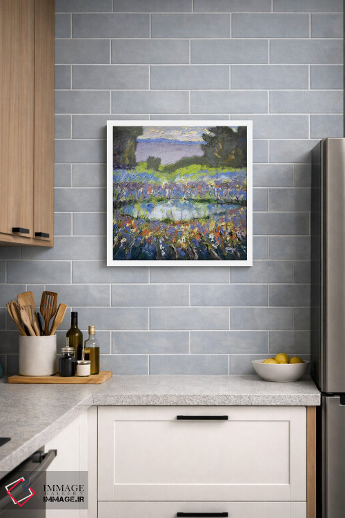 تابلو دکوراتیو برکه دامنه کوه اثر کیپ دکر - D2W