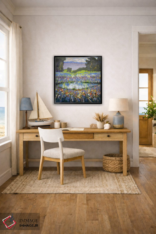 تابلو دکوراتیو برکه دامنه کوه اثر کیپ دکر - D4B