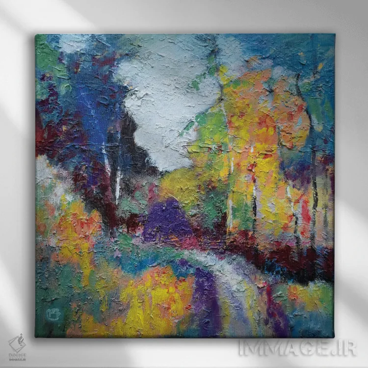 تابلو دکوراتیو جاده به شهرستان پیکنز اثر کیپ دکر - نمای روبهرو روی دیوار