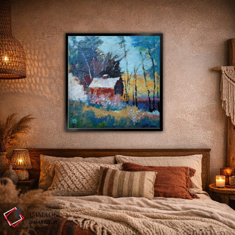 تابلو دکوراتیو انبار در جنگل اثر کیپ دکر - D1B