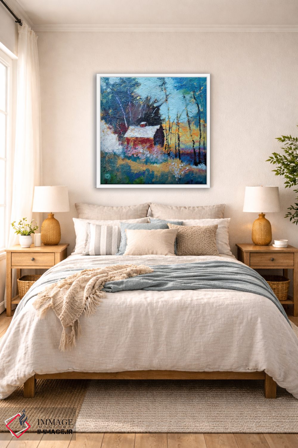 تابلو دکوراتیو انبار در جنگل اثر کیپ دکر - D6W