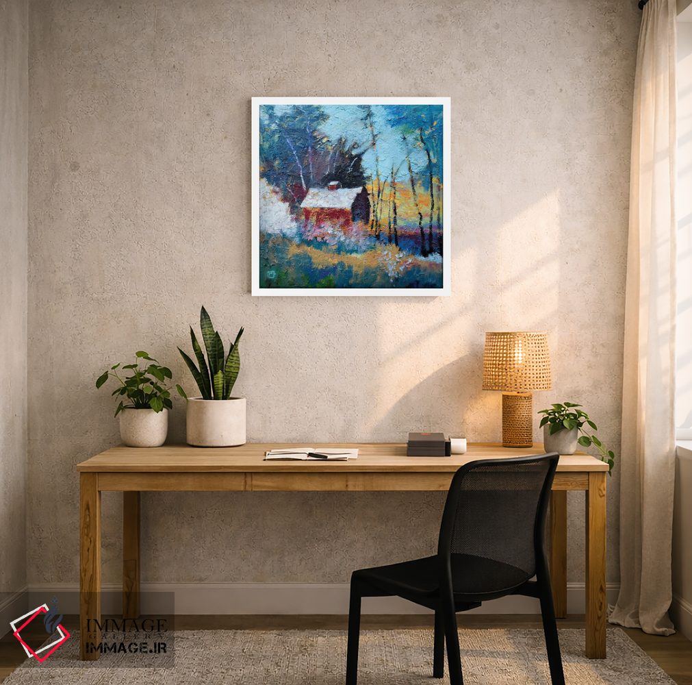 تابلو دکوراتیو انبار در جنگل اثر کیپ دکر - D5W