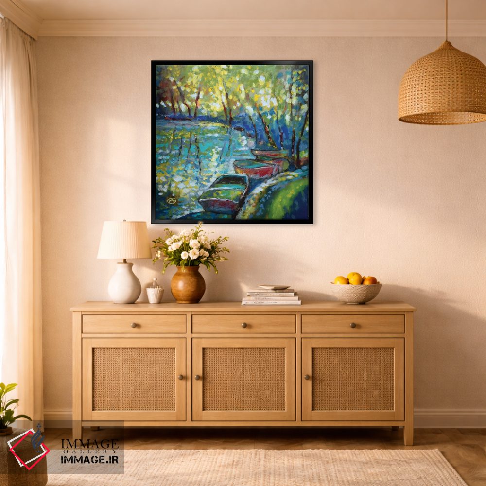 تابلو دکوراتیو قایق های تابستانی اثر کیپ دکر - D1B