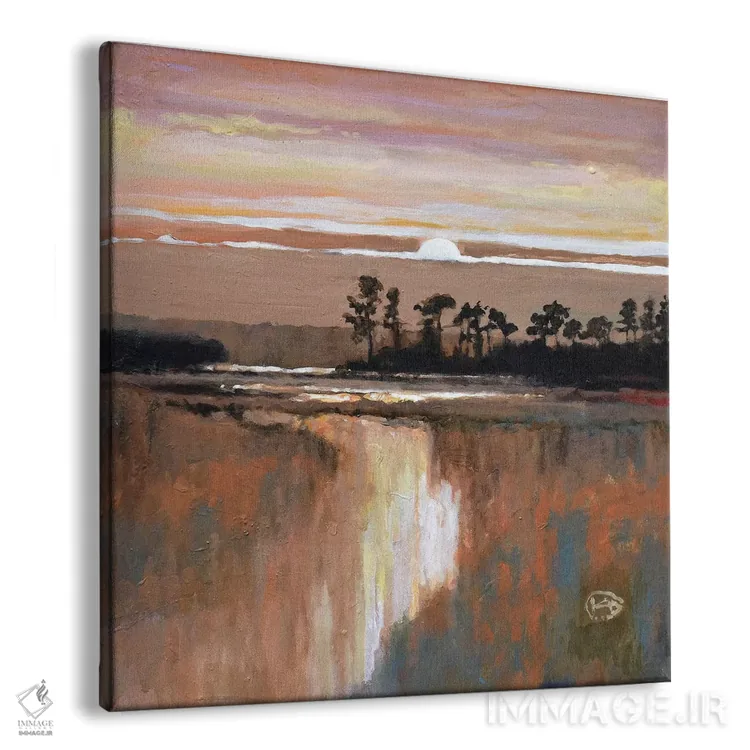 تابلو دکوراتیو طلوع ماه در نواحی پایین دست اثر کیپ دکر - نمای پرسپکتیو محصول