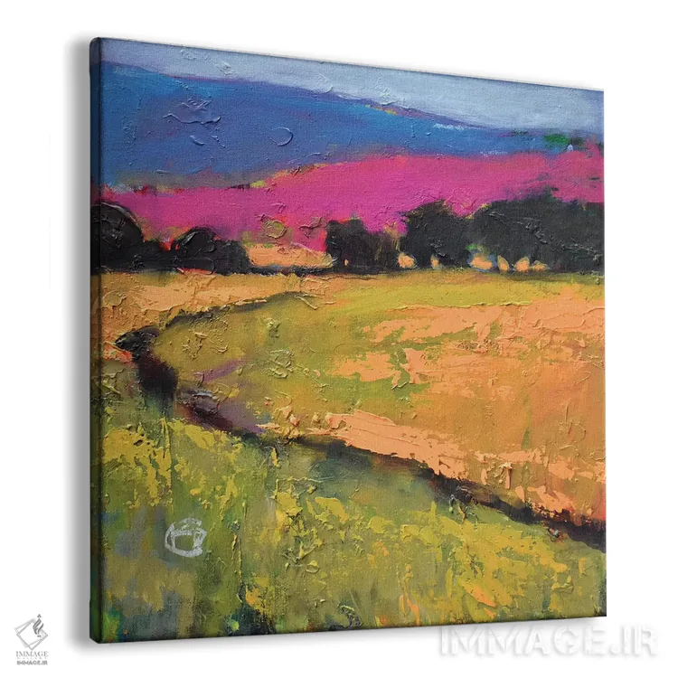 تابلو دکوراتیو تپه های تابستانی اثر کیپ دکر - نمای پرسپکتیو محصول