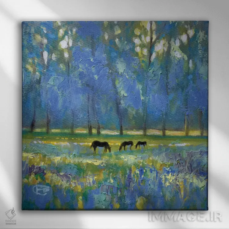 تابلو دکوراتیو سه مباورها اثر کیپ دکر - نمای روبهرو روی دیوار