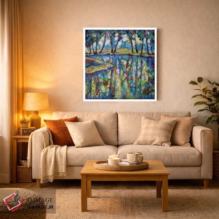 تابلو دکوراتیو برکه در ژوئیه اثر کیپ دکر - D3W