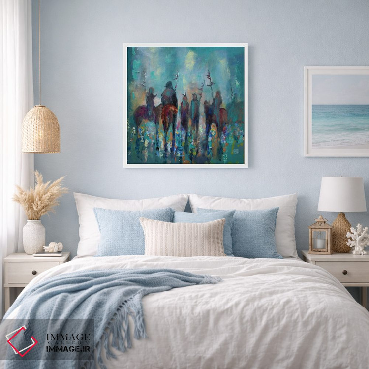 تابلو انتزاعی دور هم جمع شدن اثر کیپ دکر - D1W