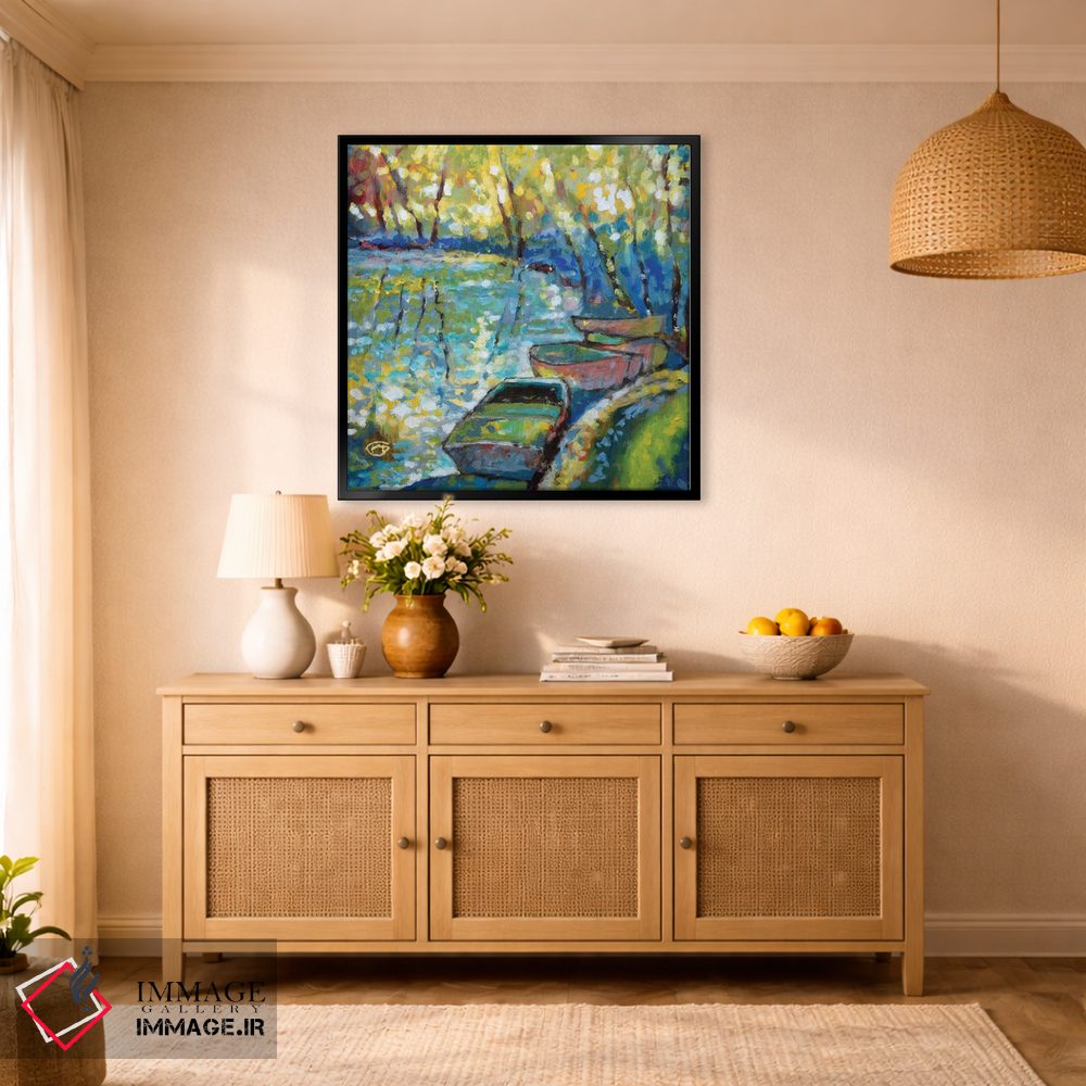 تابلو دکوراتیو قایق های تابستانی اثر کیپ دکر - D2B