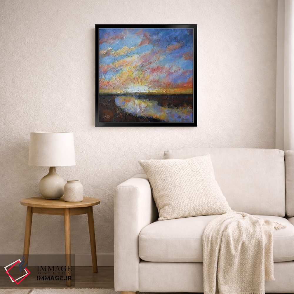 تابلو دکوراتیو طلوع رودخانه اثر کیپ دکر - D6B