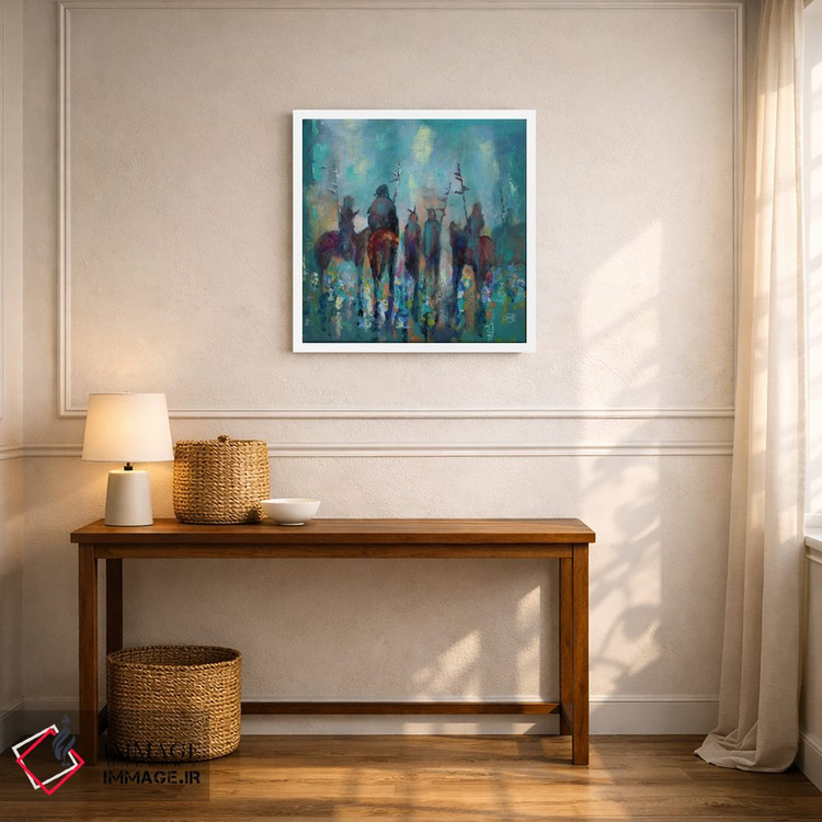 تابلو انتزاعی دور هم جمع شدن اثر کیپ دکر - D5W