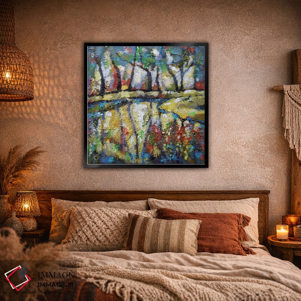 تابلو دکوراتیو جویبار تابستانی اثر کیپ دکر - D1B