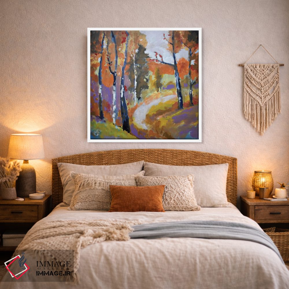 تابلو دکوراتیو مسیر پاییزی اثر کیپ دکر - D2W