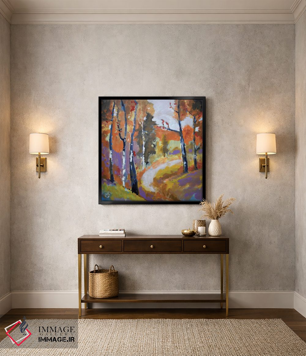 تابلو دکوراتیو مسیر پاییزی اثر کیپ دکر - D4B