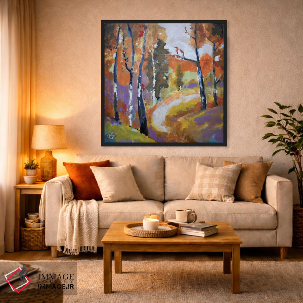 تابلو دکوراتیو مسیر پاییزی اثر کیپ دکر - D3B