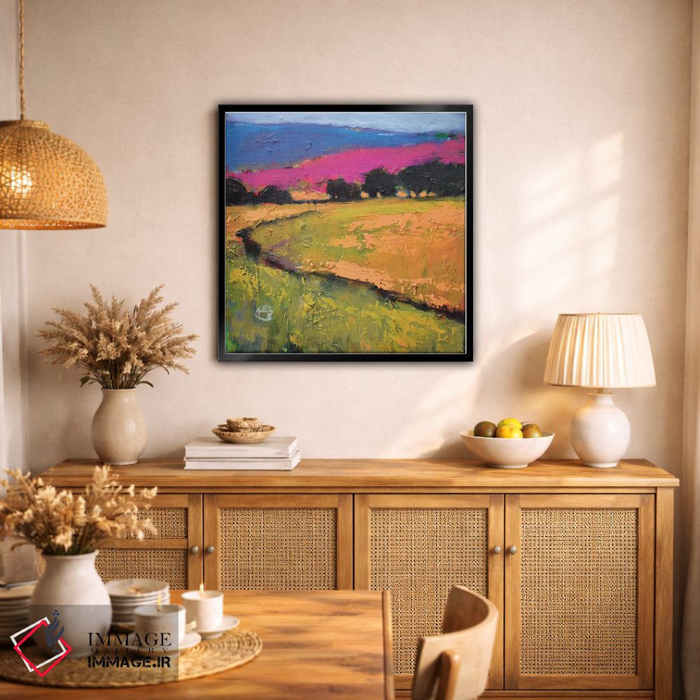 تابلو دکوراتیو تپه های تابستانی اثر کیپ دکر - D1B