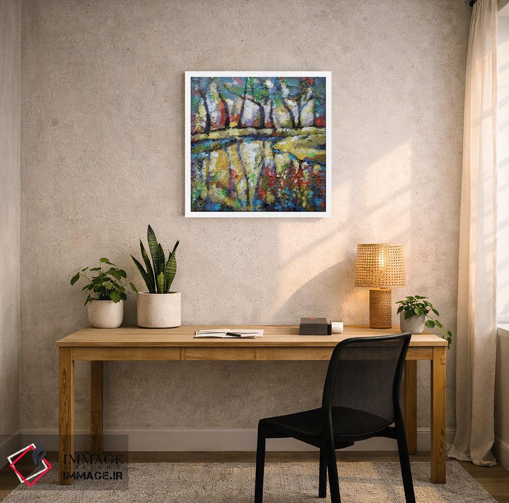 تابلو دکوراتیو جویبار تابستانی اثر کیپ دکر - D5W