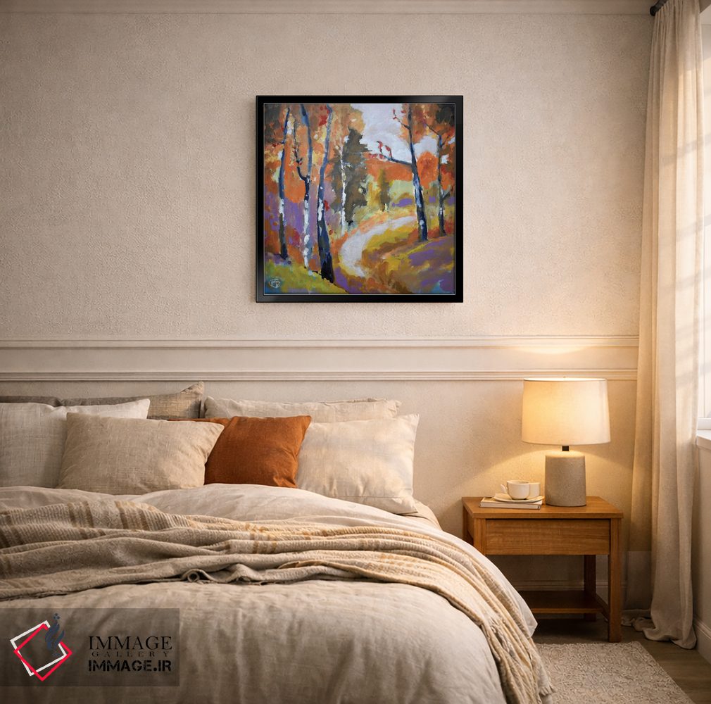 تابلو دکوراتیو مسیر پاییزی اثر کیپ دکر - D6B