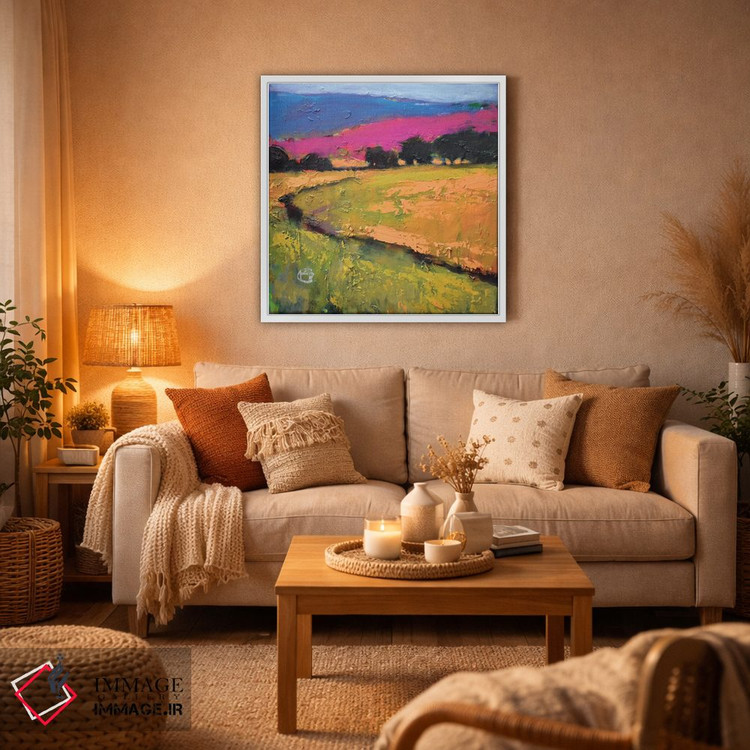 تابلو دکوراتیو تپه های تابستانی اثر کیپ دکر - D4W