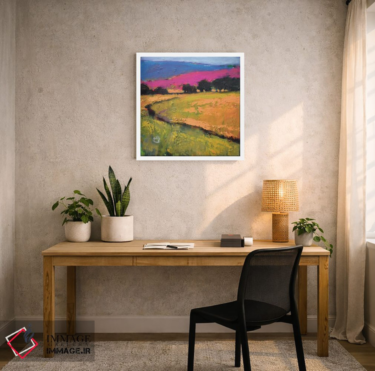 تابلو دکوراتیو تپه های تابستانی اثر کیپ دکر - D3W