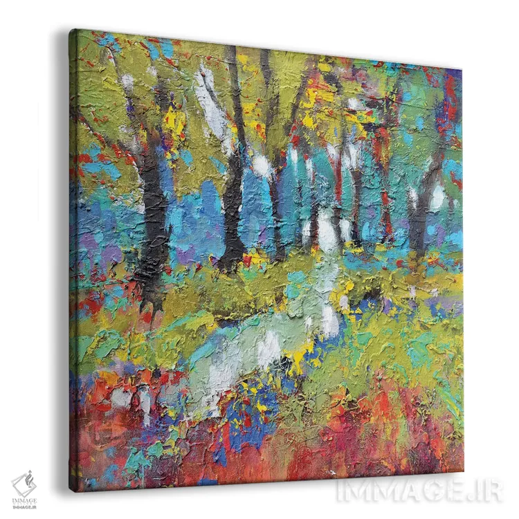 تابلو دکوراتیو مسیر جنگلی اثر کیپ دکر - نمای پرسپکتیو محصول