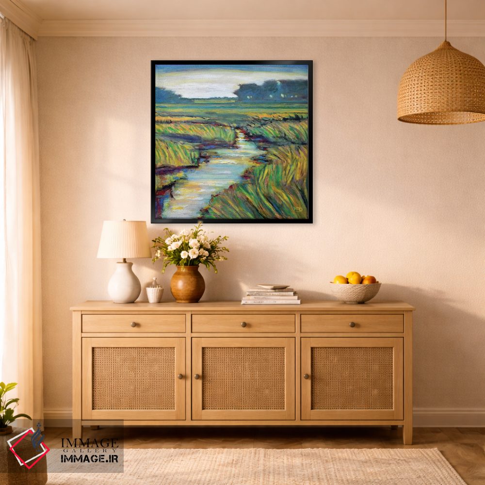 تابلو دکوراتیو جویبار جزر و مدی اثر کیپ دکر - D1B