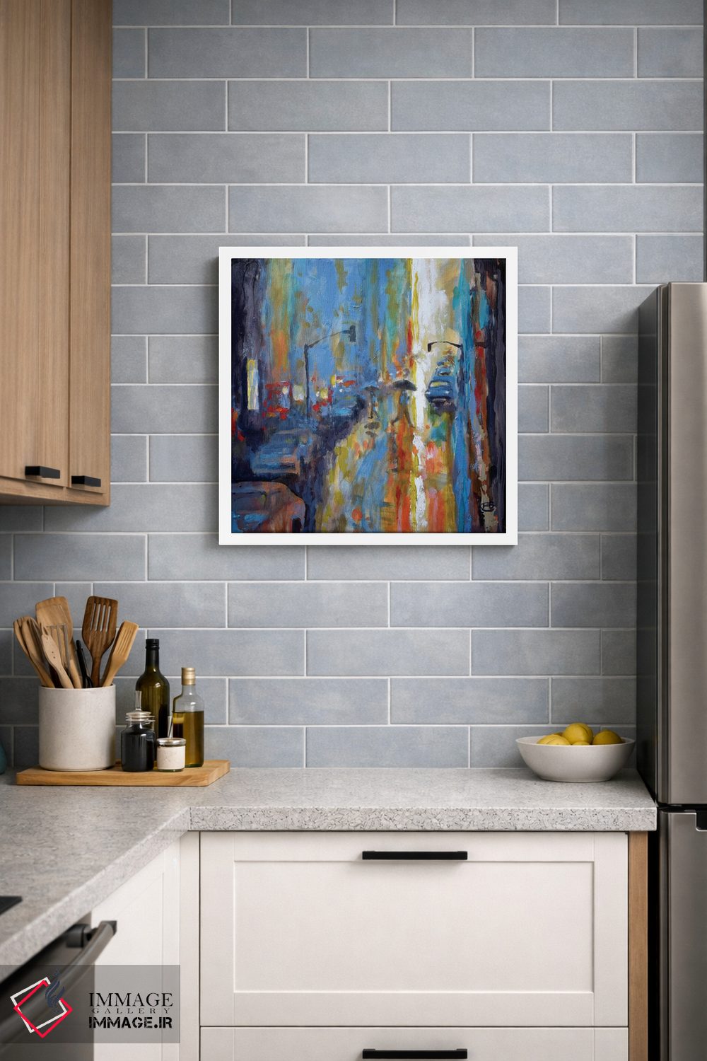 تابلو دکوراتیو باران ملایم اثر کیپ دکر - D3W