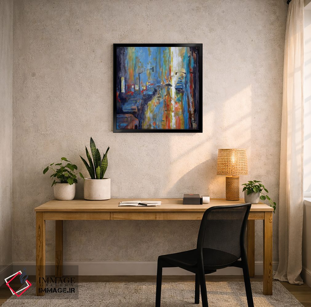 تابلو دکوراتیو باران ملایم اثر کیپ دکر - D4B