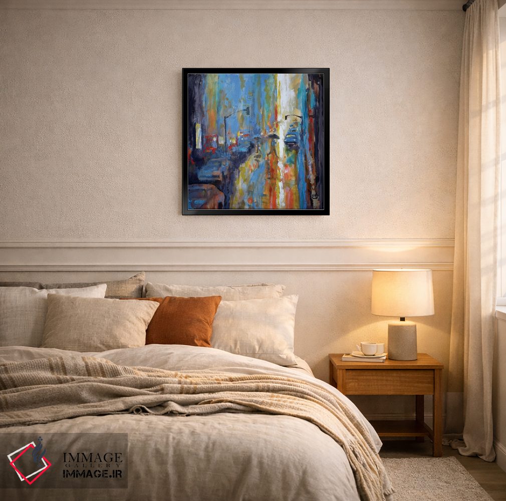 تابلو دکوراتیو باران ملایم اثر کیپ دکر - D5B