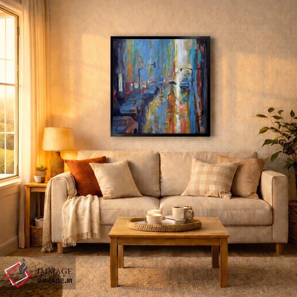 تابلو دکوراتیو باران ملایم اثر کیپ دکر - D6B