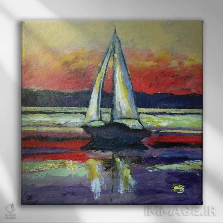 تابلو دکوراتیو بازگشت به خانه II اثر کیپ دکر - نمای روبهرو روی دیوار