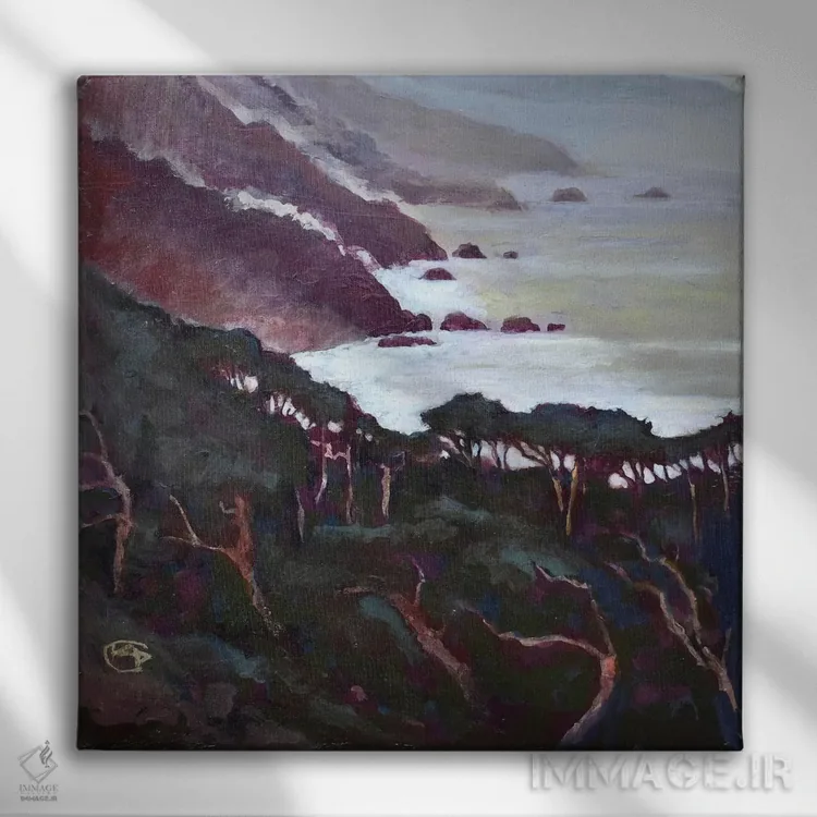 تابلو دکوراتیو بیگ سور اثر کیپ دکر - نمای روبهرو روی دیوار