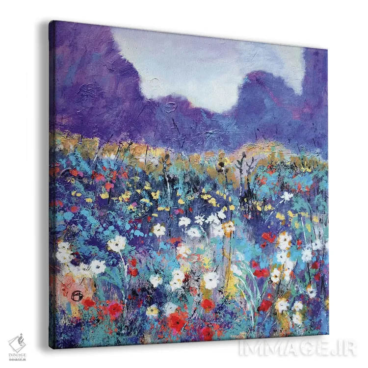 تابلو دکوراتیو گل های بهاری I اثر کیپ دکر - نمای پرسپکتیو محصول