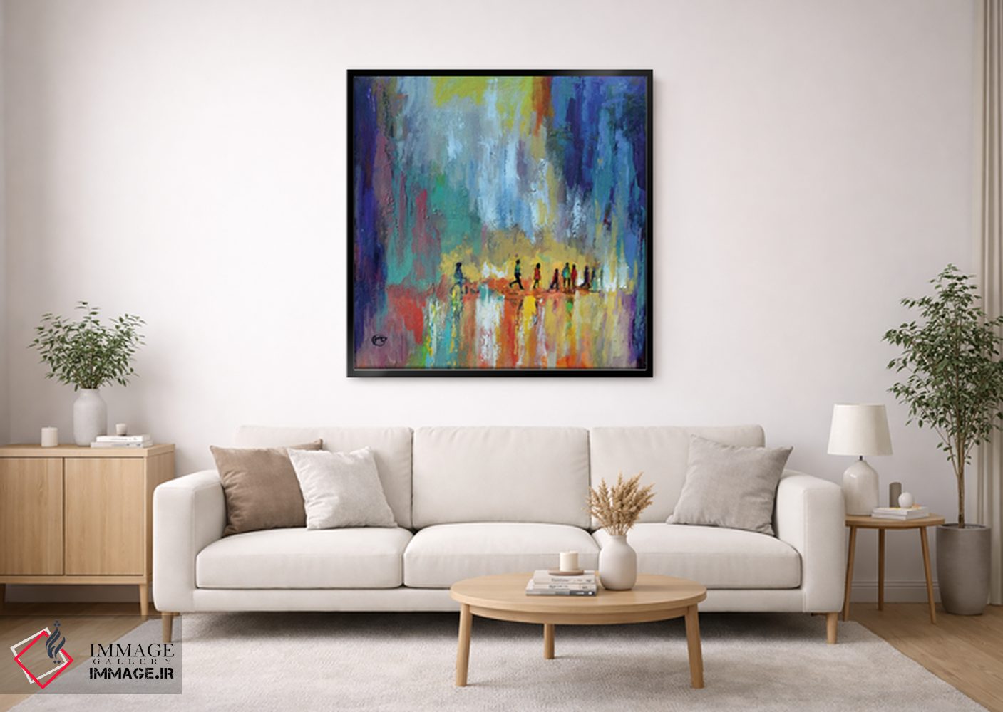 تابلو انتزاعی عبورگاه اثر کیپ دکر - D2B