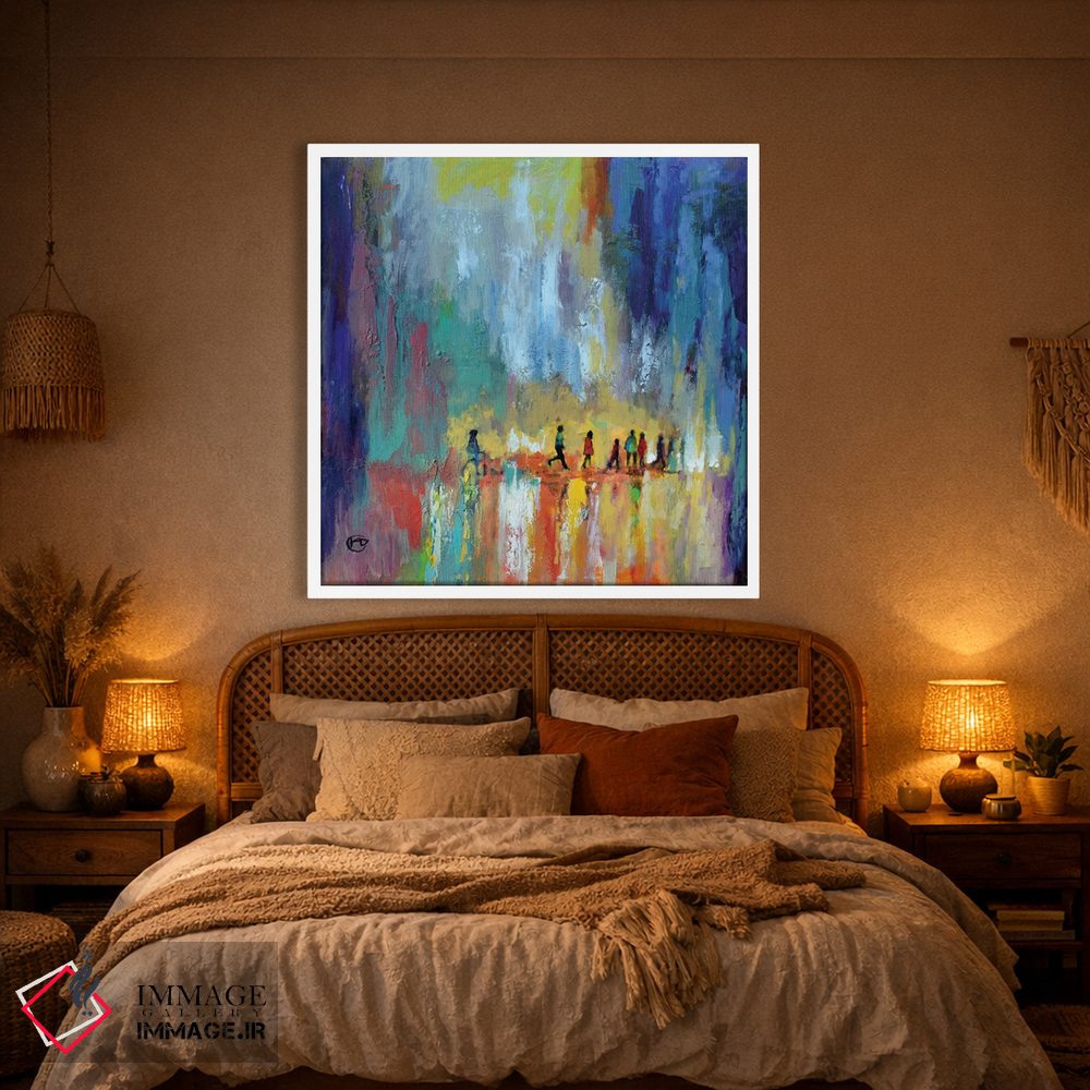 تابلو انتزاعی عبورگاه اثر کیپ دکر - D1W