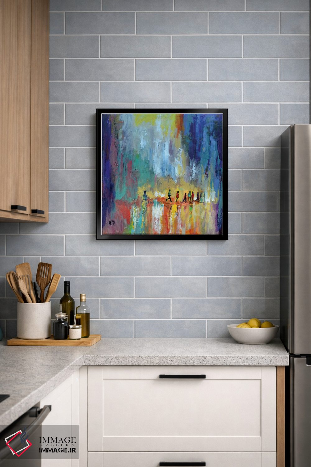 تابلو انتزاعی عبورگاه اثر کیپ دکر - D5B