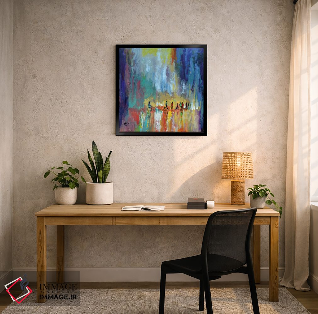 تابلو انتزاعی عبورگاه اثر کیپ دکر - D6B