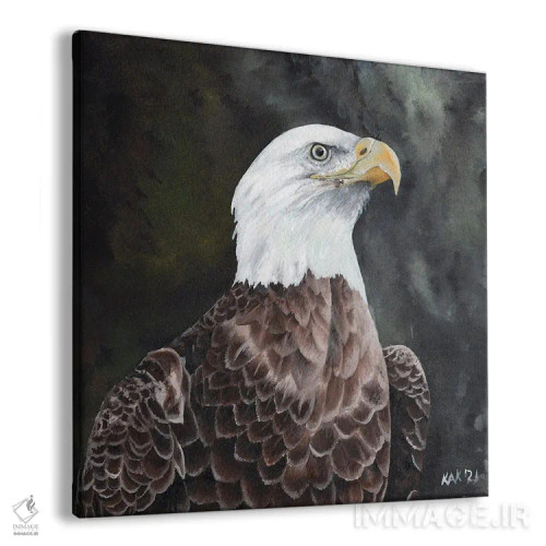 تابلو دکوراتیو عقاب II اثر هنر و طراحی KAK - نمای پرسپکتیو محصول