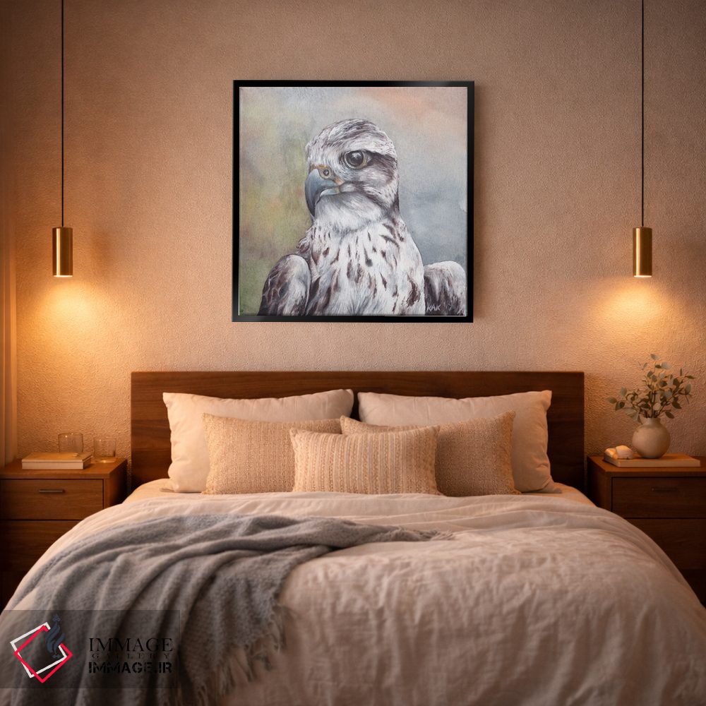 تابلو دکوراتیو شاهین اثر هنر و طراحی KAK - D3B