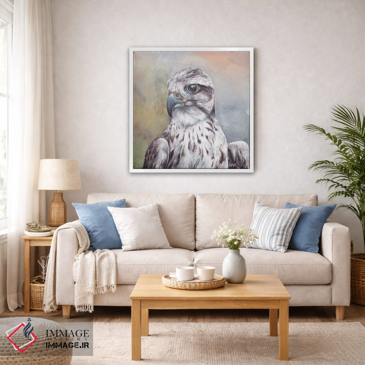 تابلو دکوراتیو شاهین اثر هنر و طراحی KAK - D5W