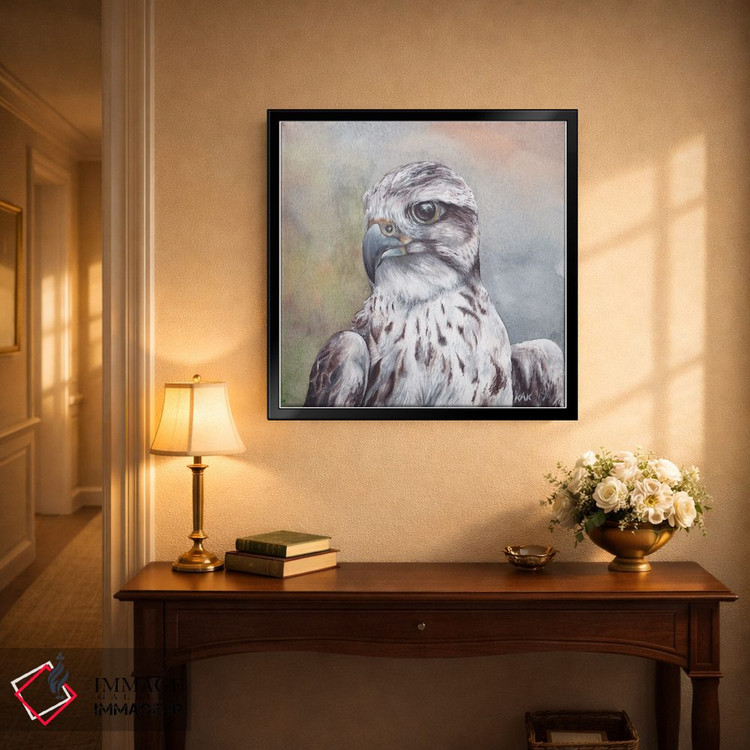 تابلو دکوراتیو شاهین اثر هنر و طراحی KAK - D4B