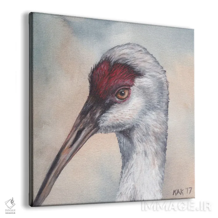 تابلو دکوراتیو درنای سند هیل اثر هنر و طراحی KAK - نمای پرسپکتیو محصول