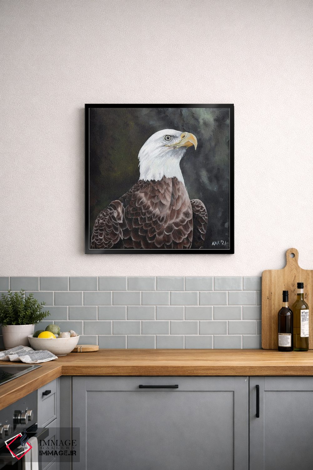 تابلو دکوراتیو عقاب II اثر هنر و طراحی KAK - D4B