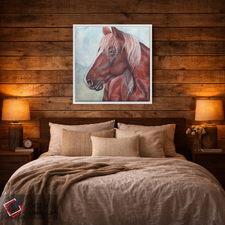 تابلو دکوراتیو اسب اثر هنر و طراحی KAK - D2W