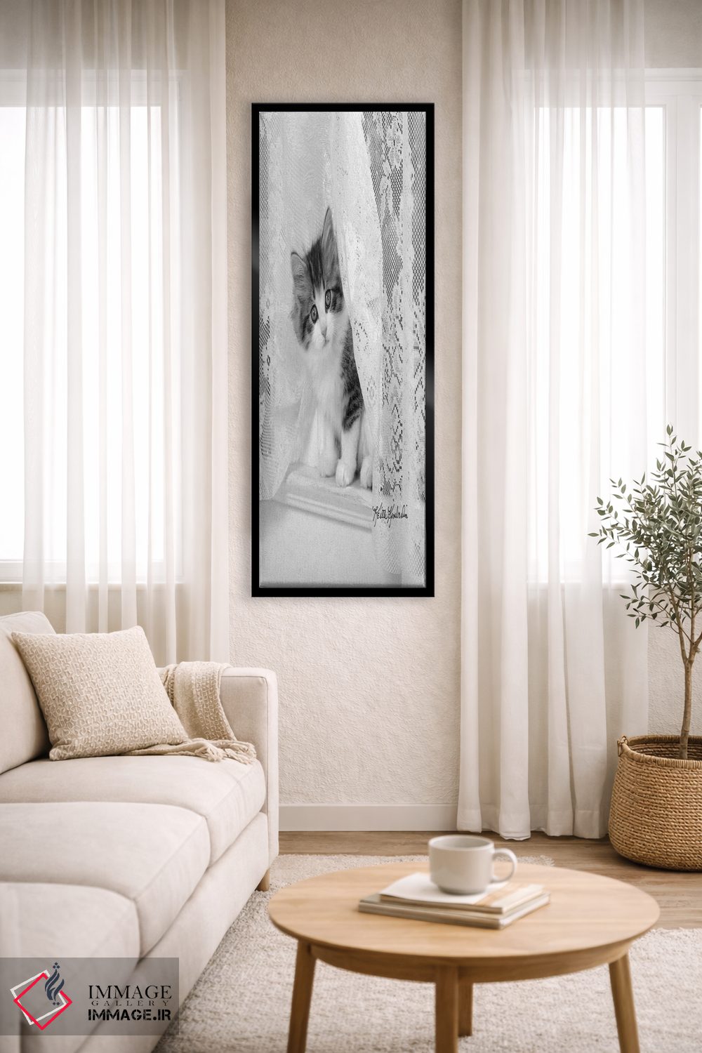 تابلو دکوراتیو لیسی اثر کیت کیمبرلین - D4B