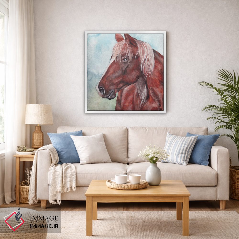 تابلو دکوراتیو اسب اثر هنر و طراحی KAK - D5W