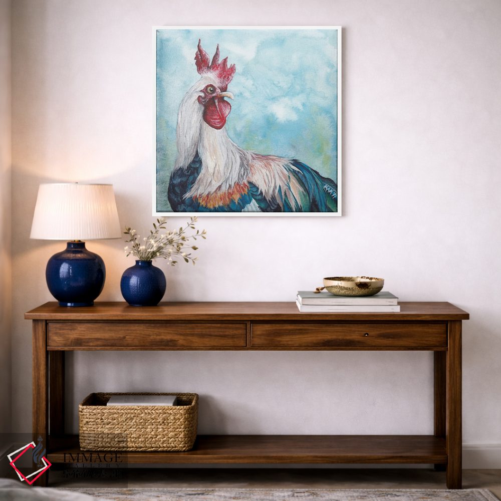 تابلو دکوراتیو خروس II اثر هنر و طراحی KAK - D3W