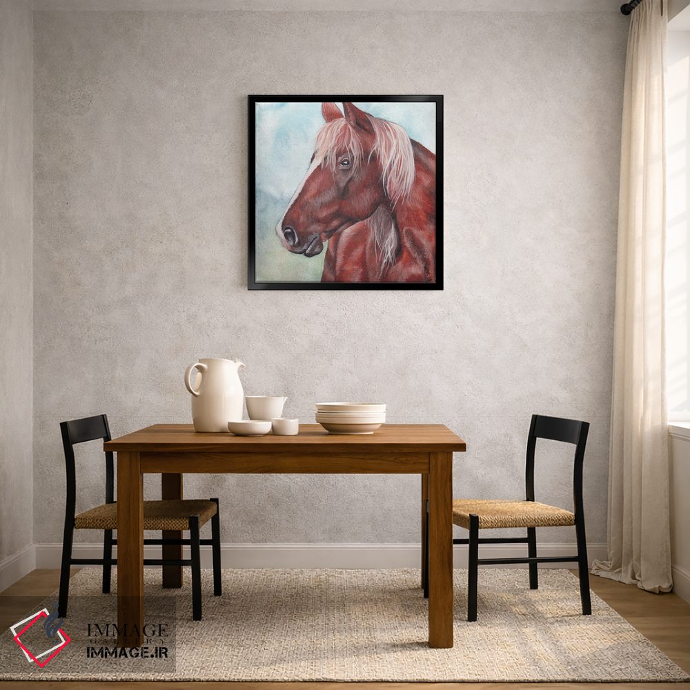 تابلو دکوراتیو اسب اثر هنر و طراحی KAK - D3B