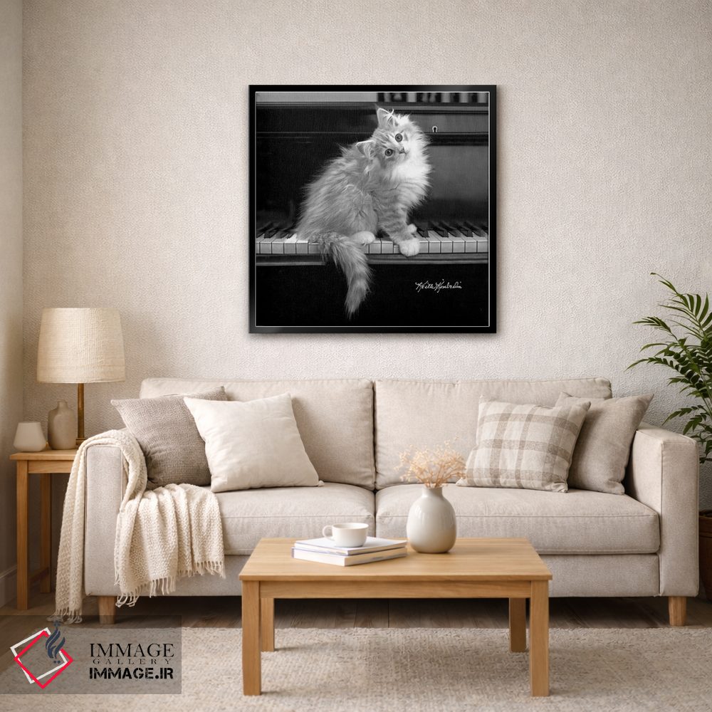 تابلو دکوراتیو گوش موسیقی کامل اثر کیت کیمبرلین - D3B